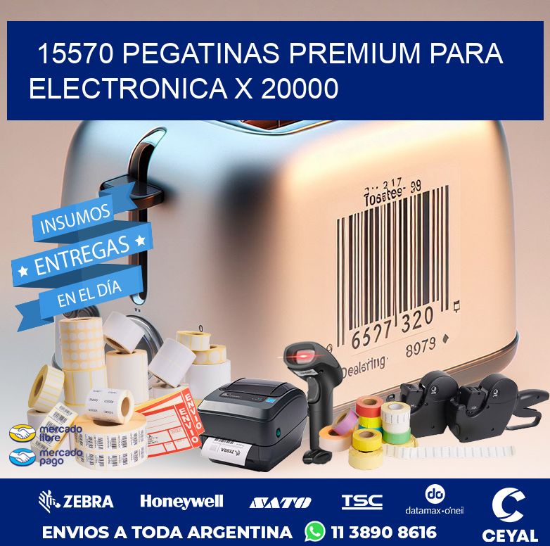 15570 PEGATINAS PREMIUM PARA ELECTRONICA X 20000