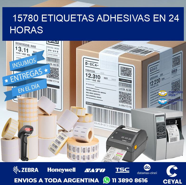 15780 ETIQUETAS ADHESIVAS EN 24 HORAS