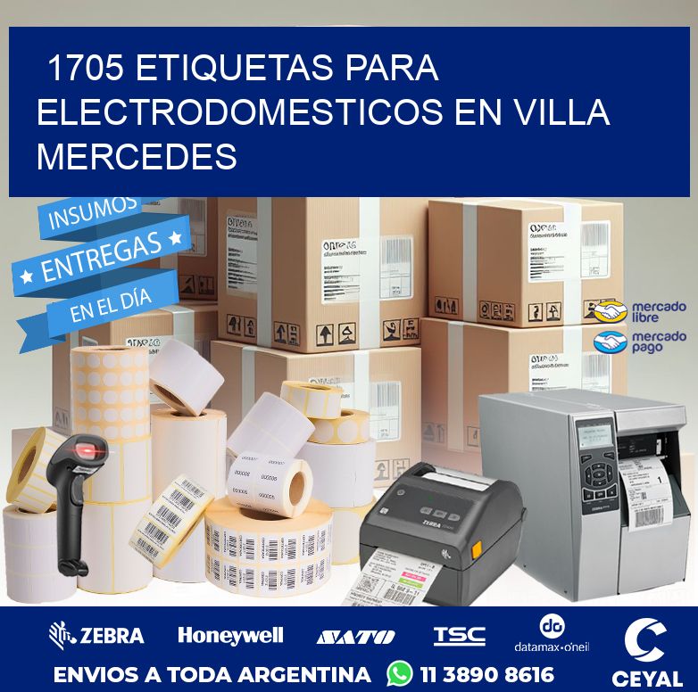 1705 ETIQUETAS PARA ELECTRODOMESTICOS EN VILLA MERCEDES