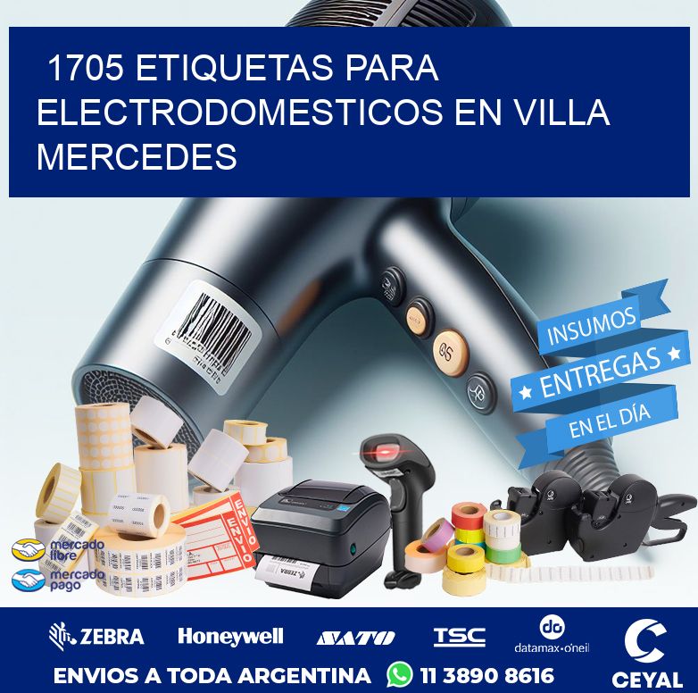 1705 ETIQUETAS PARA ELECTRODOMESTICOS EN VILLA MERCEDES