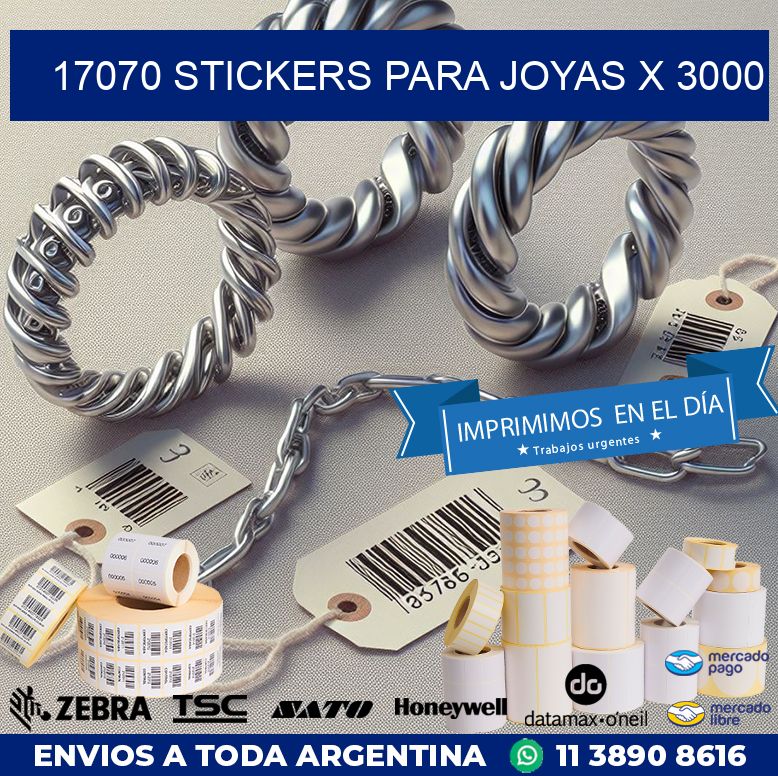 17070 STICKERS PARA JOYAS X 3000