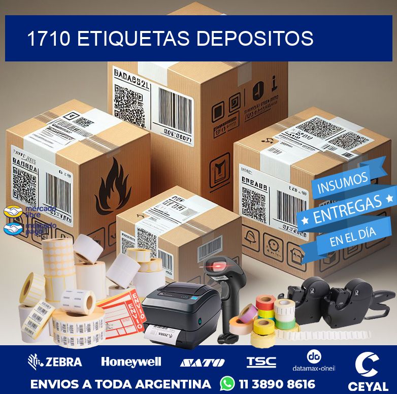 1710 ETIQUETAS DEPOSITOS