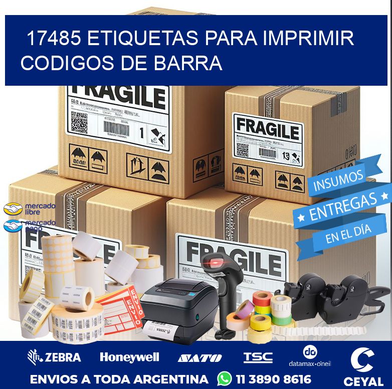 17485 ETIQUETAS PARA IMPRIMIR CODIGOS DE BARRA