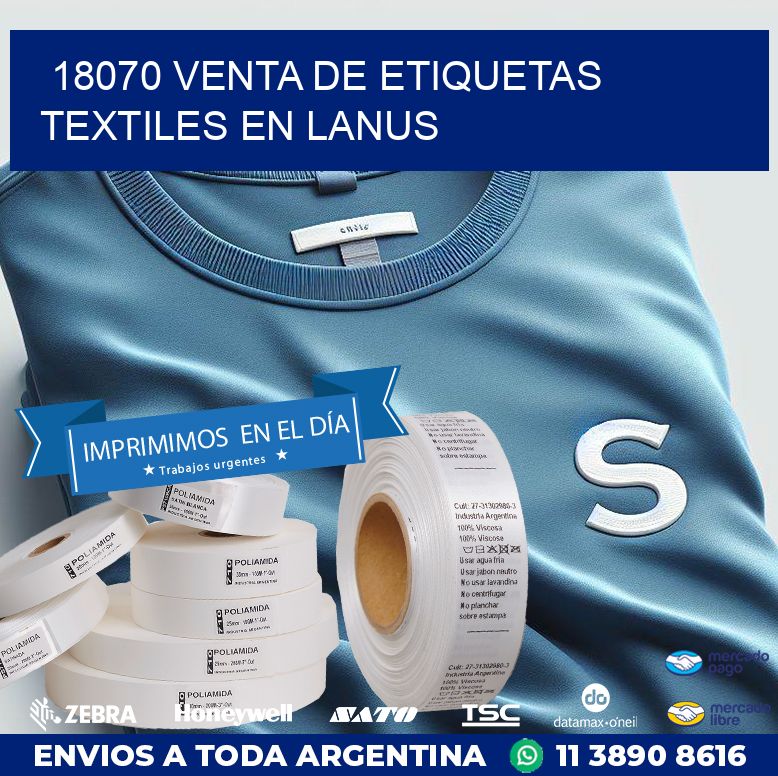 18070 VENTA DE ETIQUETAS TEXTILES EN LANUS
