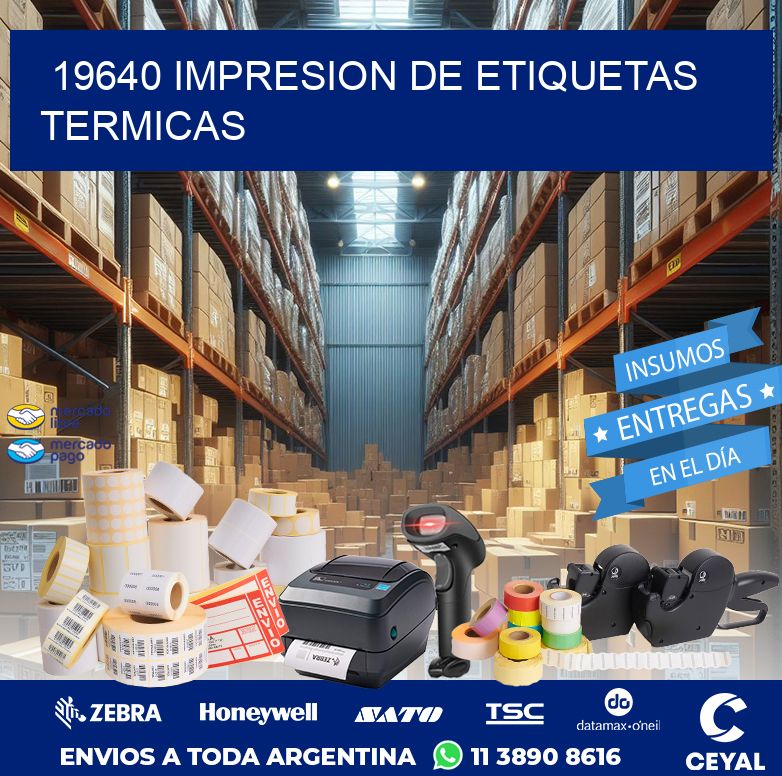 19640 IMPRESION DE ETIQUETAS TERMICAS