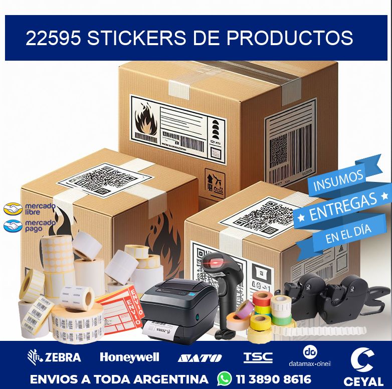 22595 STICKERS DE PRODUCTOS
