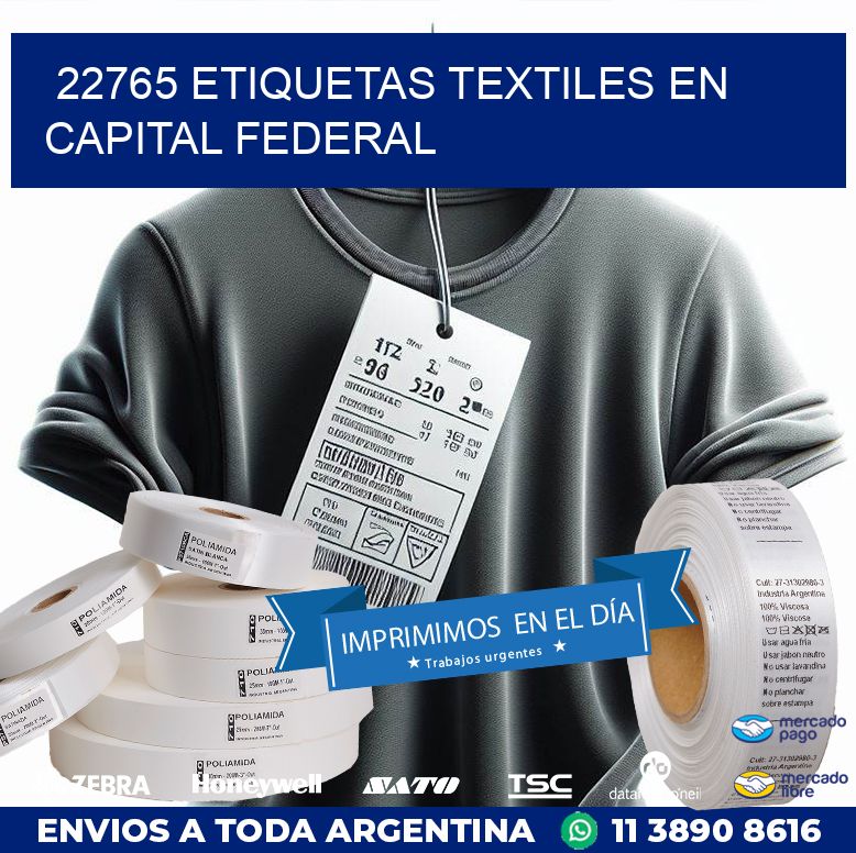 22765 ETIQUETAS TEXTILES EN CAPITAL FEDERAL