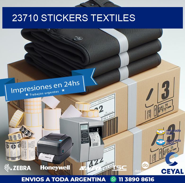 23710 STICKERS TEXTILES