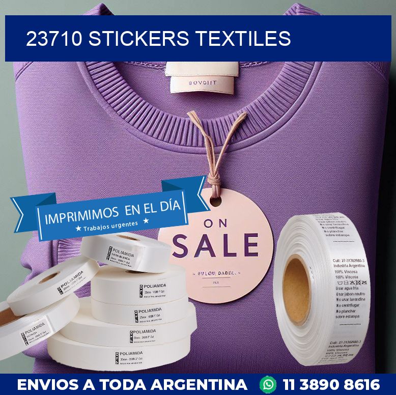 23710 STICKERS TEXTILES