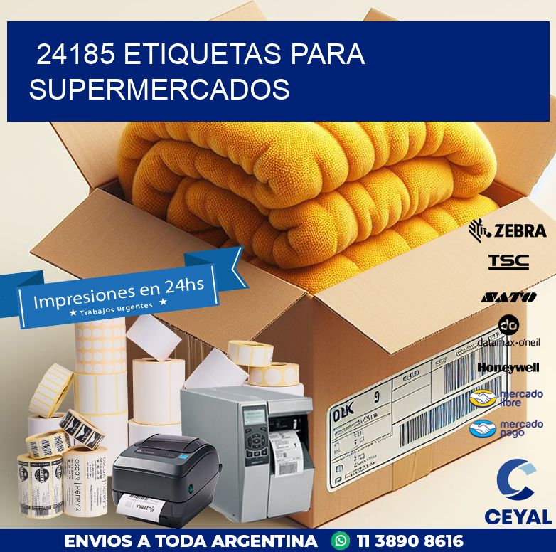 24185 ETIQUETAS PARA SUPERMERCADOS