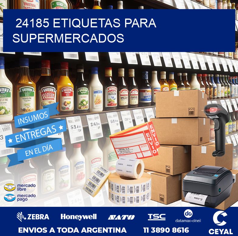 24185 ETIQUETAS PARA SUPERMERCADOS