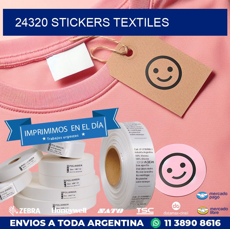 24320 STICKERS TEXTILES