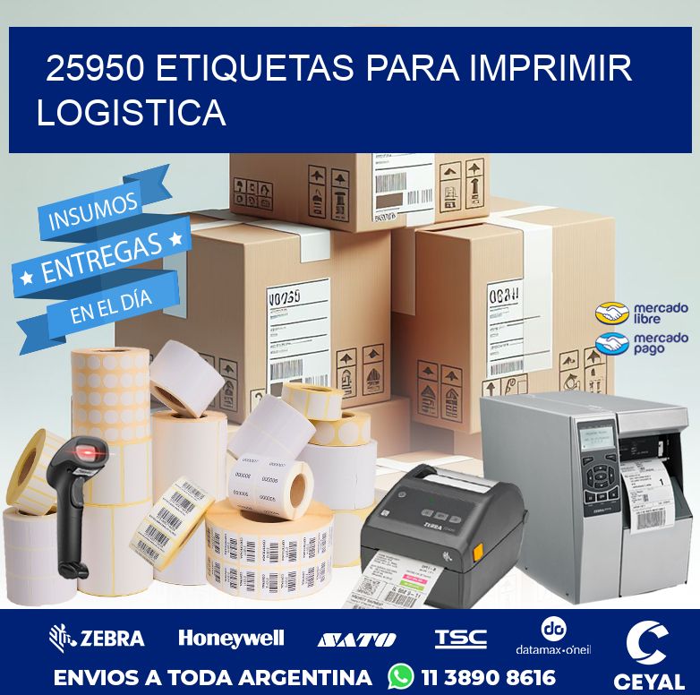 25950 ETIQUETAS PARA IMPRIMIR LOGISTICA