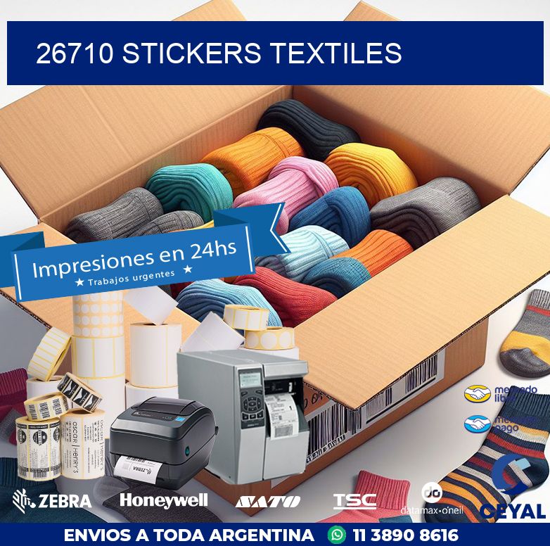 26710 STICKERS TEXTILES
