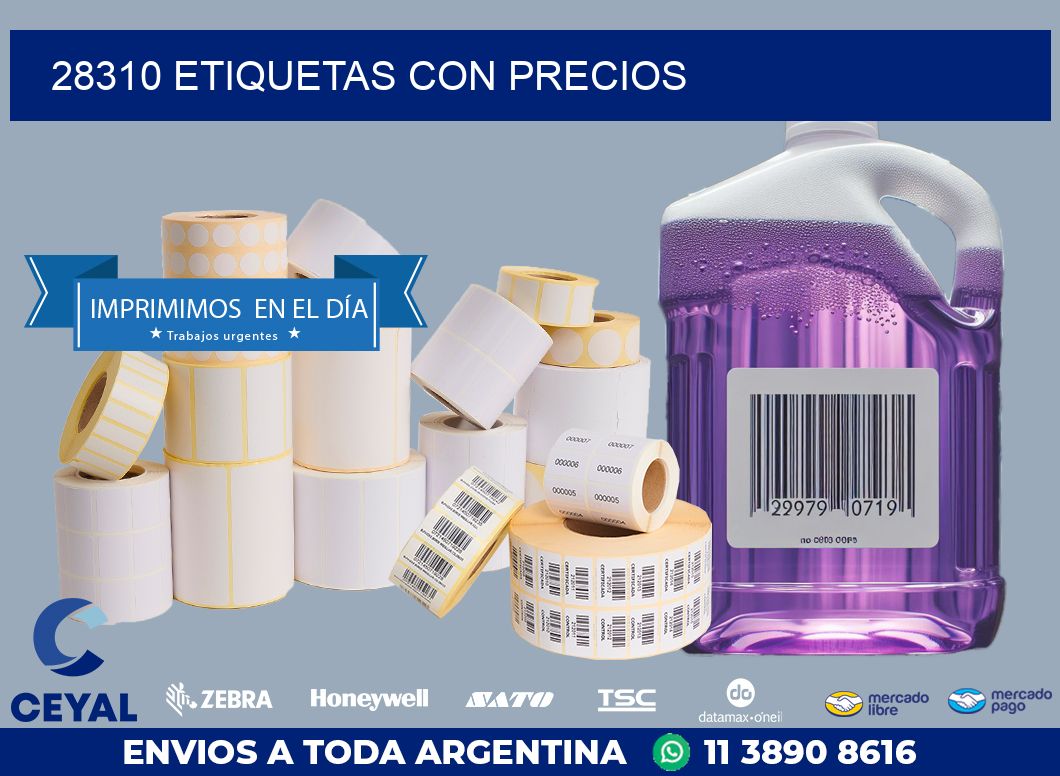 28310 ETIQUETAS CON PRECIOS