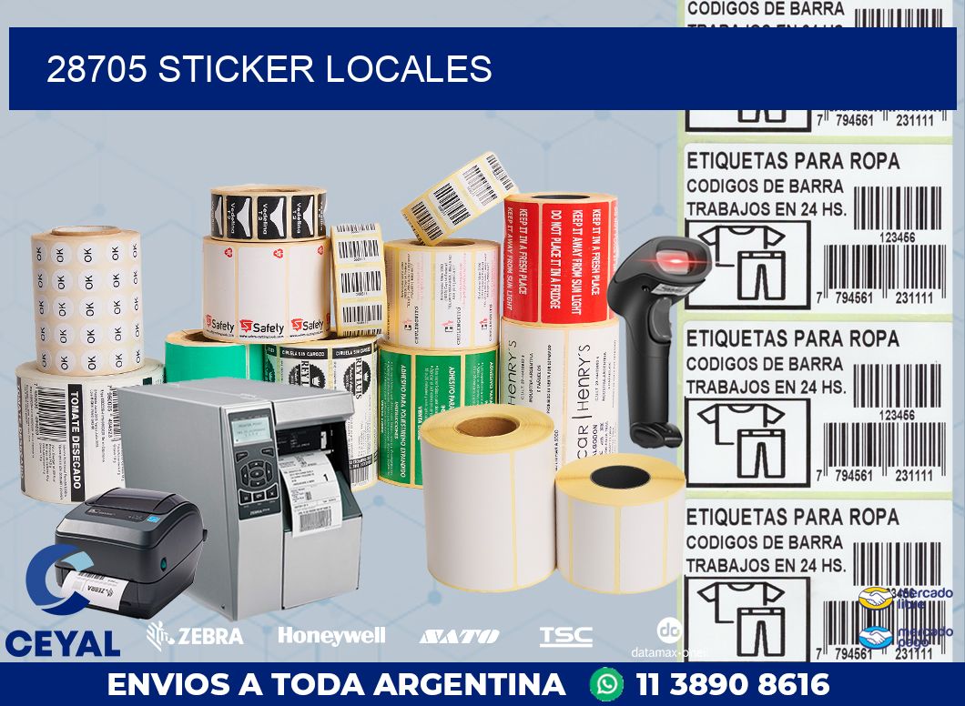 28705 STICKER LOCALES