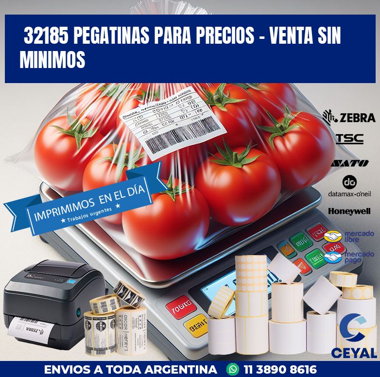 32185 PEGATINAS PARA PRECIOS - VENTA SIN MINIMOS