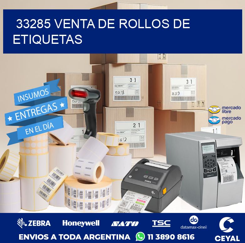 33285 VENTA DE ROLLOS DE ETIQUETAS