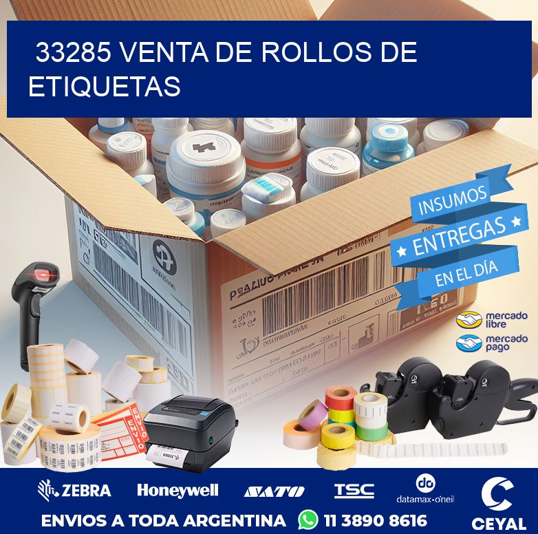 33285 VENTA DE ROLLOS DE ETIQUETAS