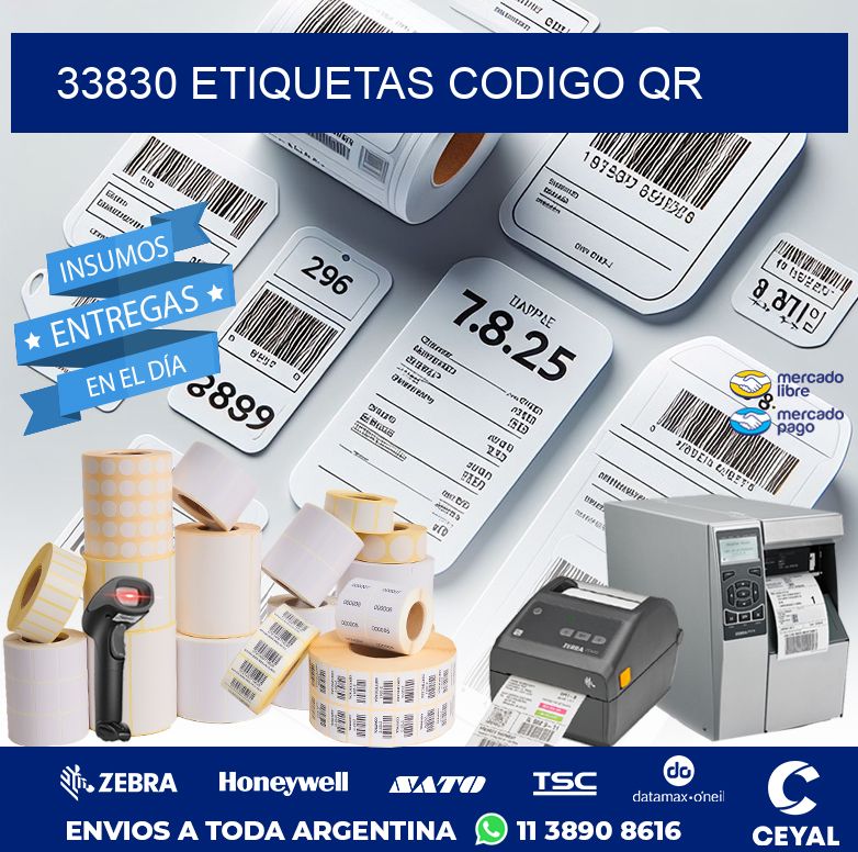 33830 ETIQUETAS CODIGO QR