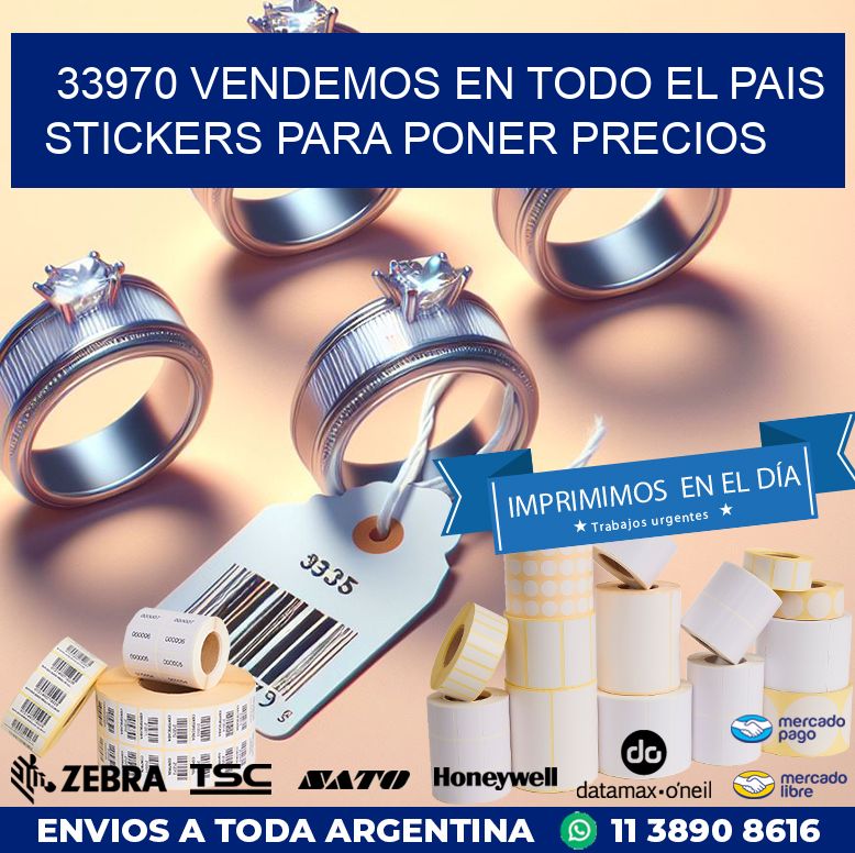 33970 VENDEMOS EN TODO EL PAIS STICKERS PARA PONER PRECIOS
