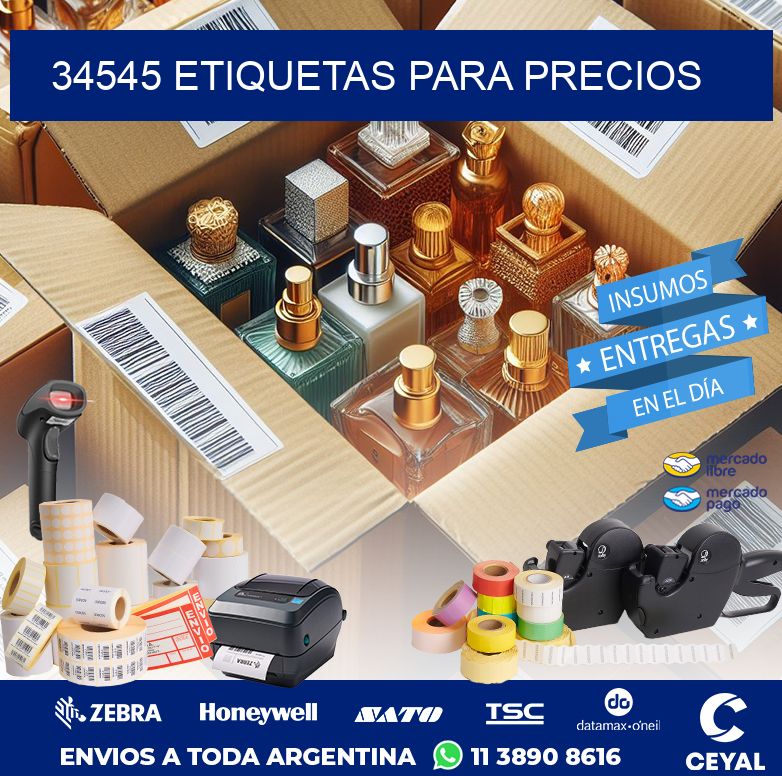 34545 ETIQUETAS PARA PRECIOS