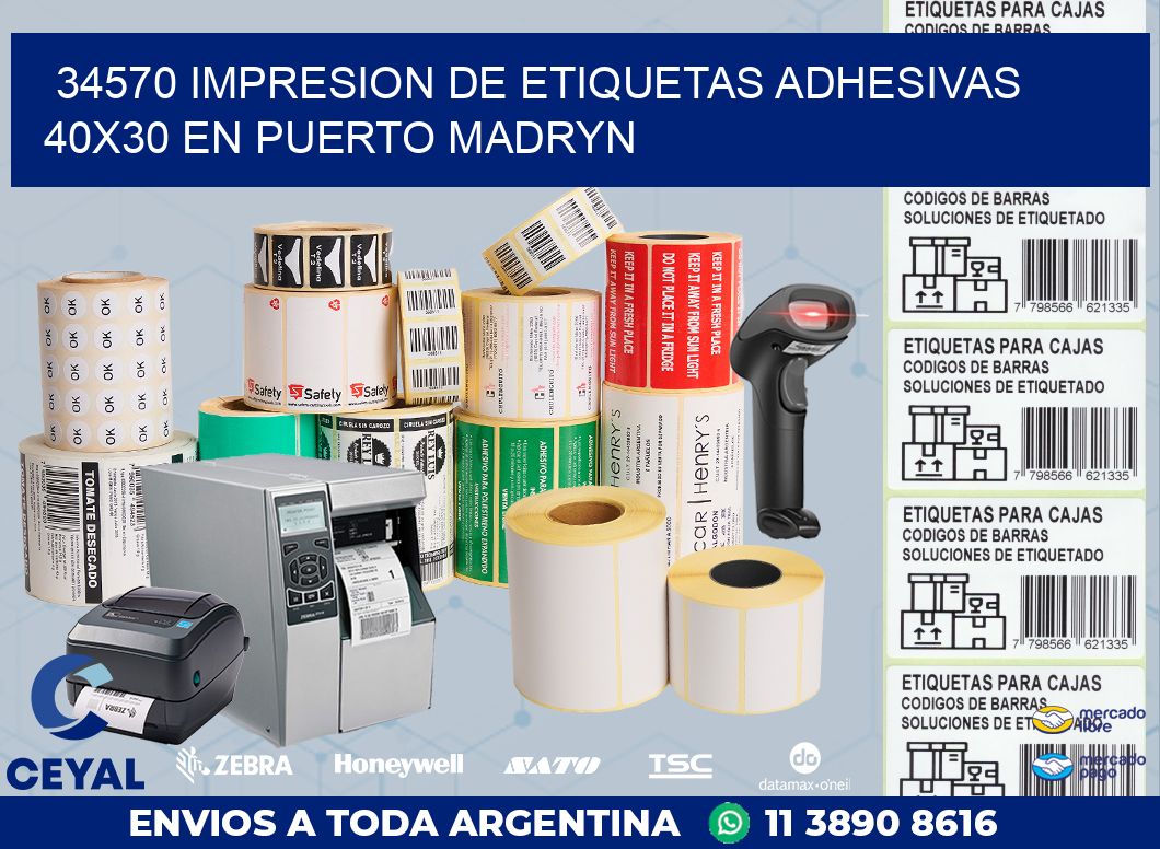 34570 IMPRESION DE ETIQUETAS ADHESIVAS 40X30 EN PUERTO MADRYN
