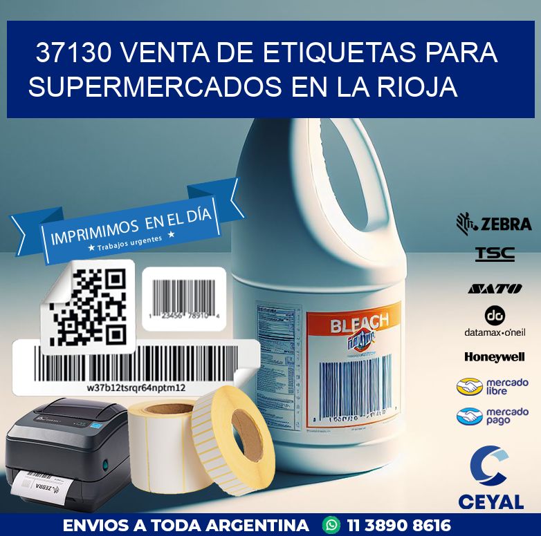 37130 VENTA DE ETIQUETAS PARA SUPERMERCADOS EN LA RIOJA