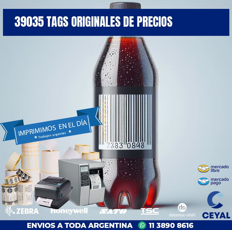 39035 TAGS ORIGINALES DE PRECIOS