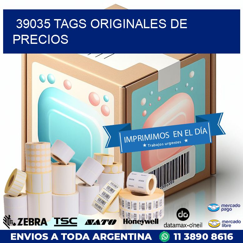 39035 TAGS ORIGINALES DE PRECIOS