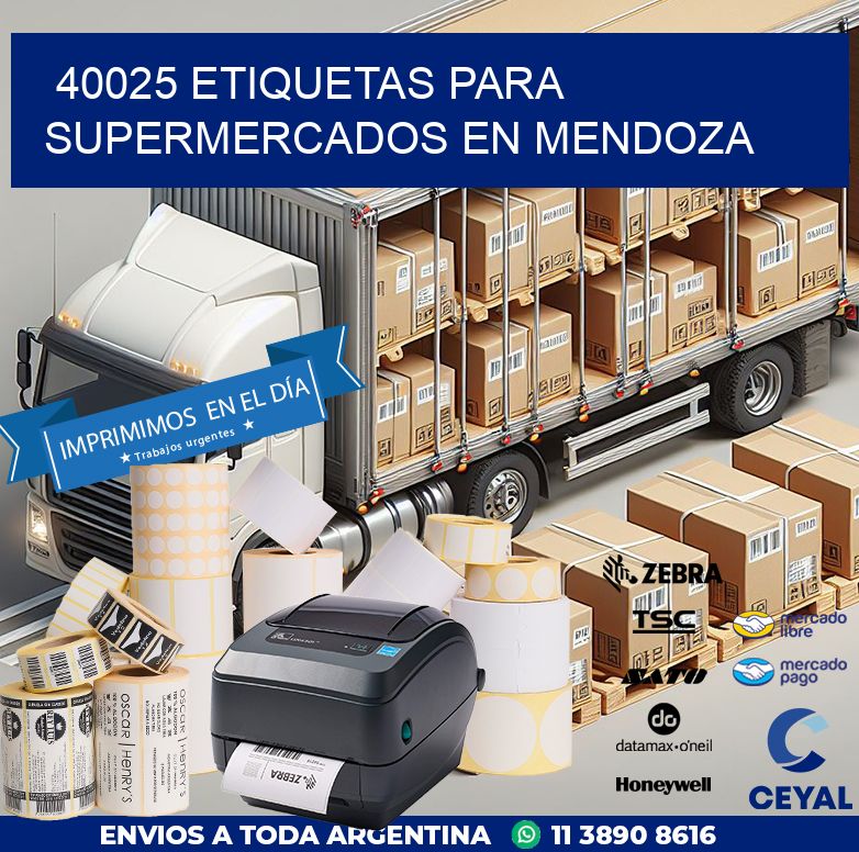40025 ETIQUETAS PARA SUPERMERCADOS EN MENDOZA