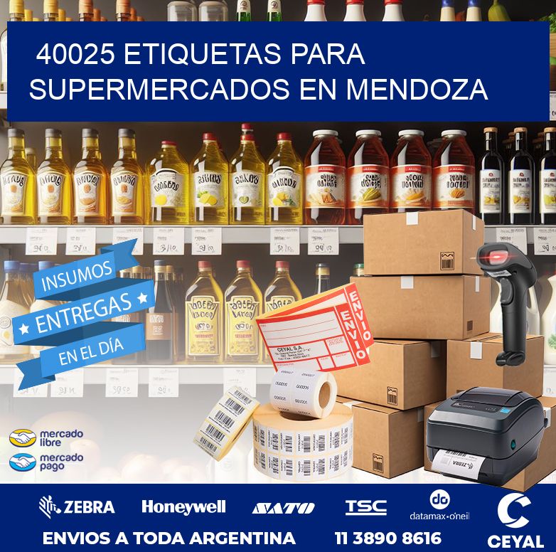 40025 ETIQUETAS PARA SUPERMERCADOS EN MENDOZA