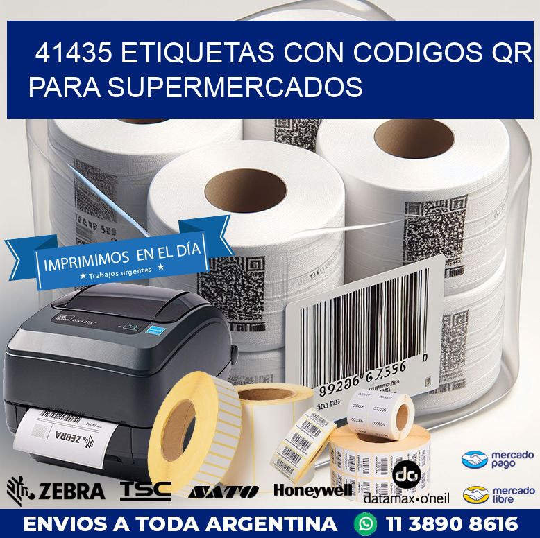 41435 ETIQUETAS CON CODIGOS QR PARA SUPERMERCADOS