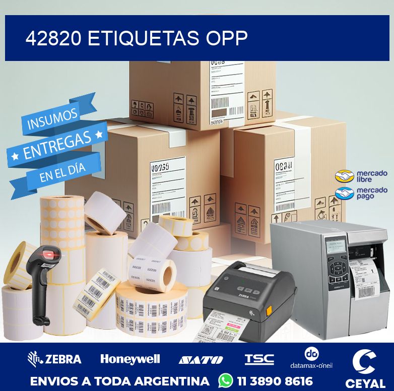 42820 ETIQUETAS OPP