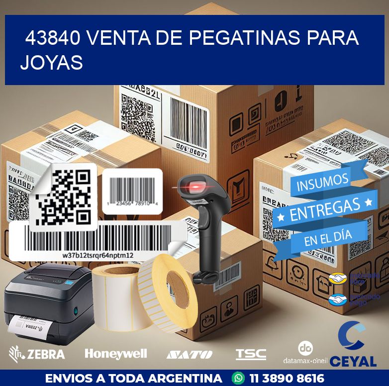 43840 VENTA DE PEGATINAS PARA JOYAS