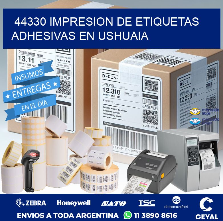 44330 IMPRESION DE ETIQUETAS ADHESIVAS EN USHUAIA