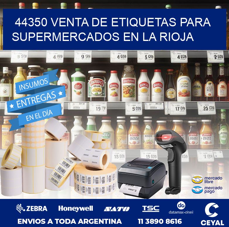 44350 VENTA DE ETIQUETAS PARA SUPERMERCADOS EN LA RIOJA