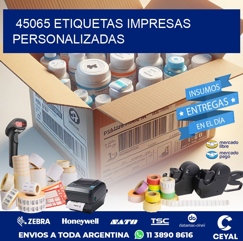 45065 ETIQUETAS IMPRESAS PERSONALIZADAS