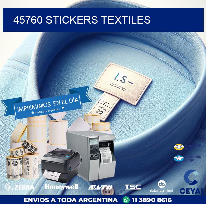 45760 STICKERS TEXTILES