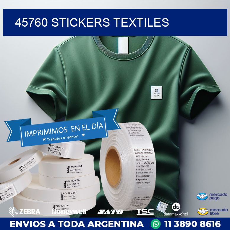 45760 STICKERS TEXTILES