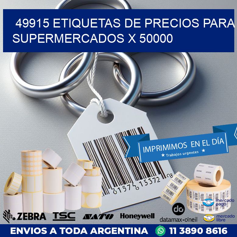 49915 ETIQUETAS DE PRECIOS PARA SUPERMERCADOS X 50000