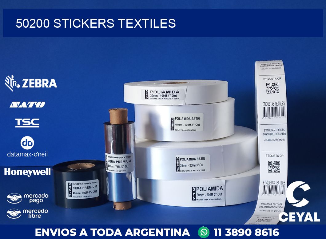 50200 STICKERS TEXTILES