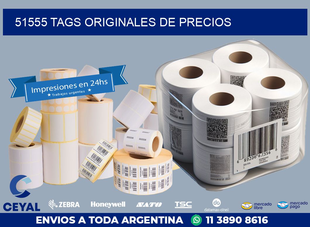 51555 TAGS ORIGINALES DE PRECIOS