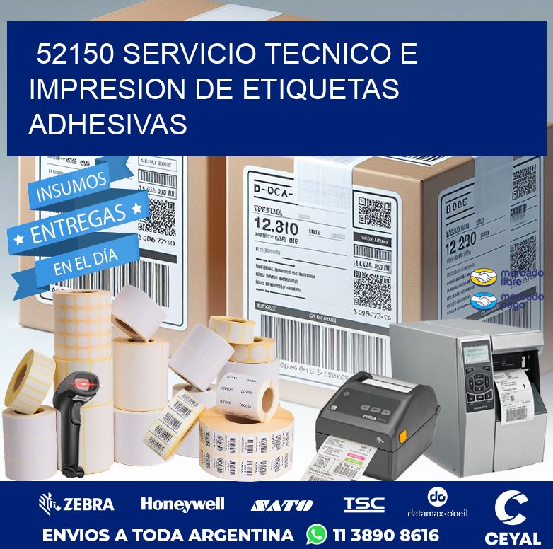 52150 SERVICIO TECNICO E IMPRESION DE ETIQUETAS ADHESIVAS