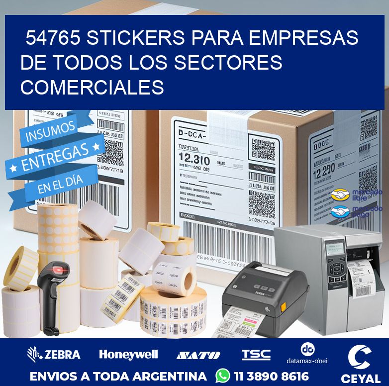 54765 STICKERS PARA EMPRESAS DE TODOS LOS SECTORES COMERCIALES