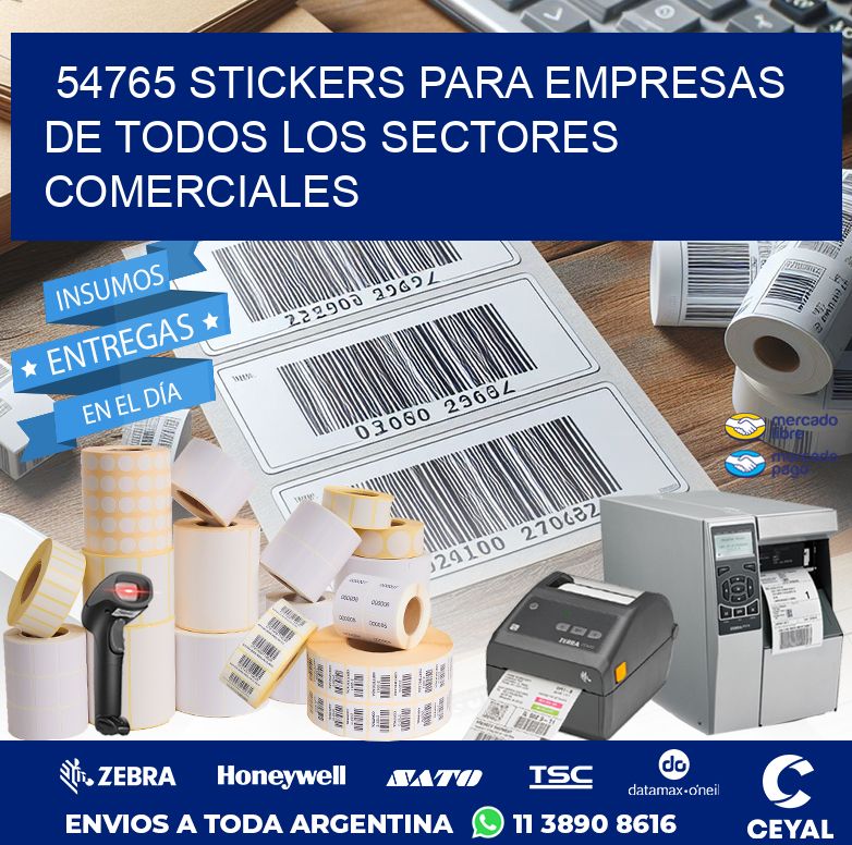 54765 STICKERS PARA EMPRESAS DE TODOS LOS SECTORES COMERCIALES