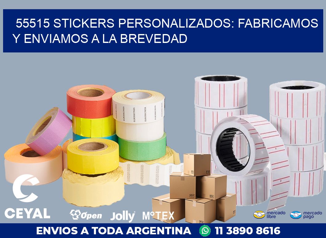 55515 STICKERS PERSONALIZADOS: FABRICAMOS Y ENVIAMOS A LA BREVEDAD