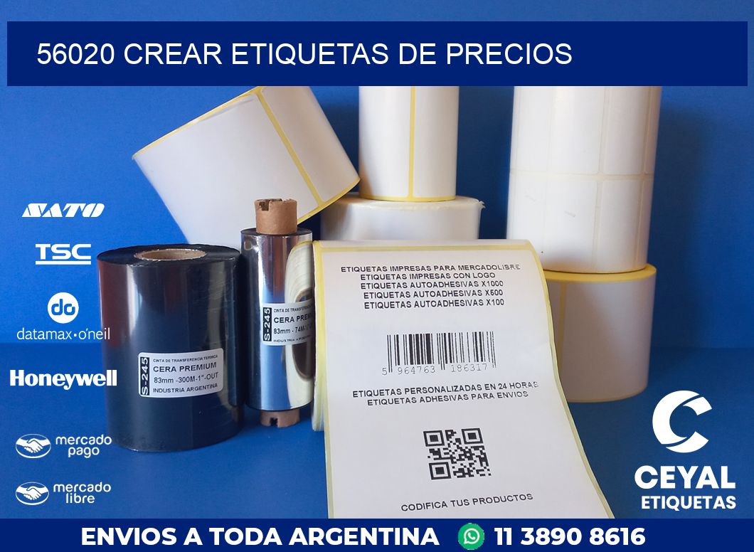 56020 CREAR ETIQUETAS DE PRECIOS