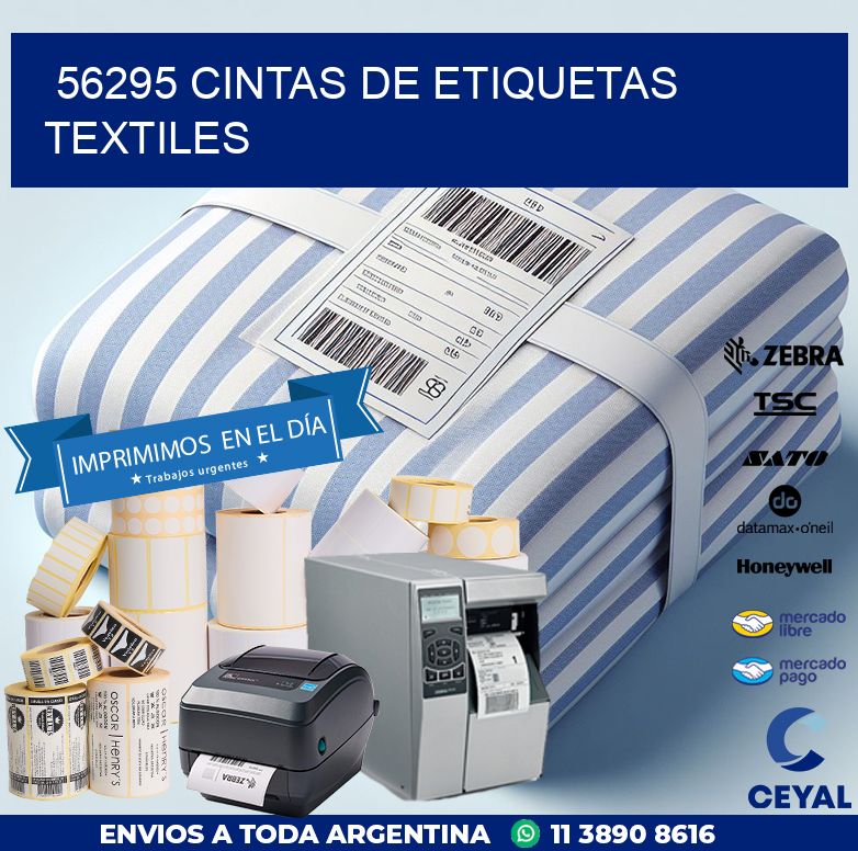 56295 CINTAS DE ETIQUETAS TEXTILES