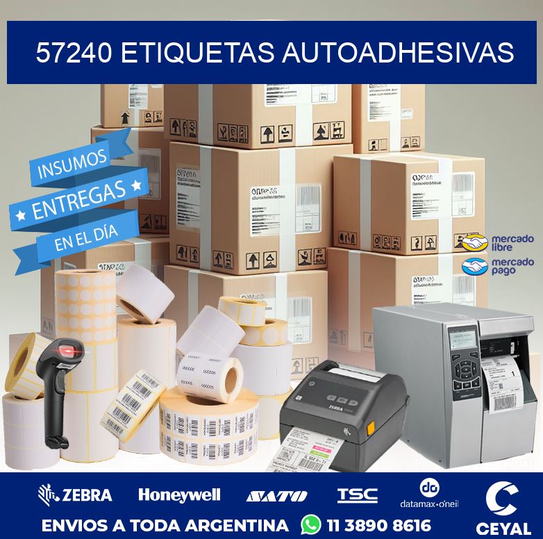 57240 ETIQUETAS AUTOADHESIVAS